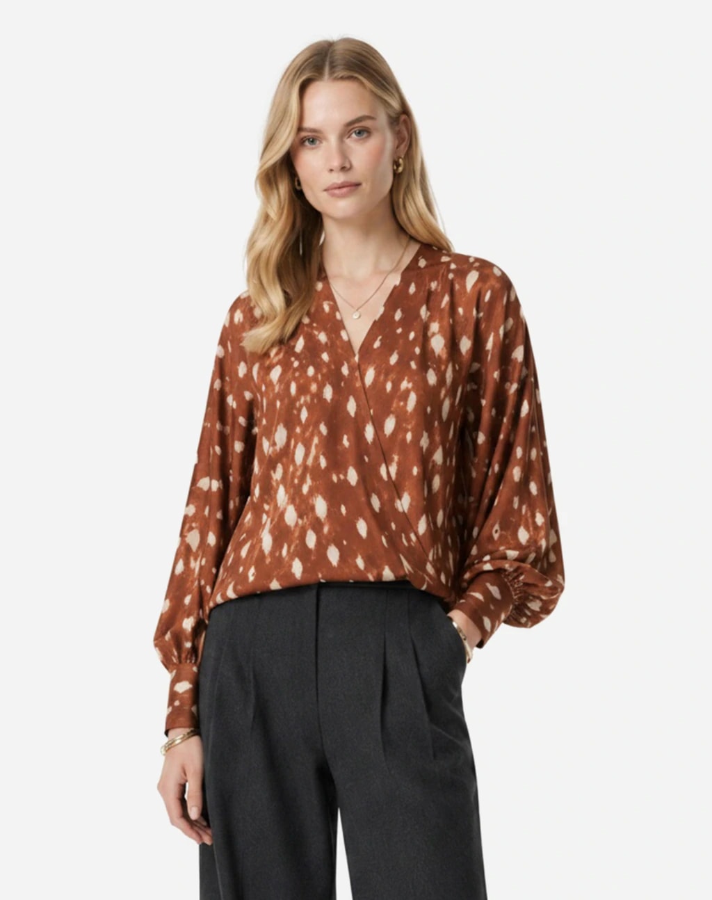 Blusa Manga Morcego - Estampado
