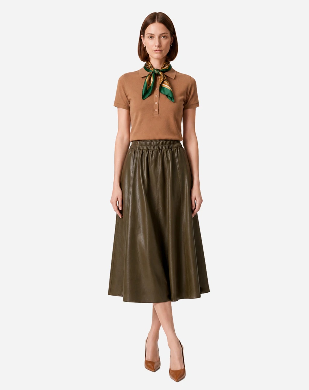 Saia Midi New Statement - Verde Escuro
