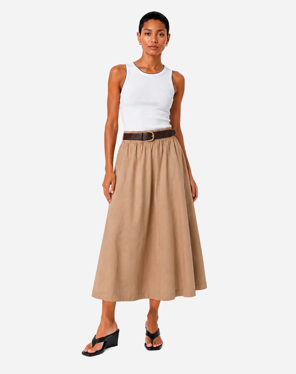Saia Midi New Statement Sarja - Bege