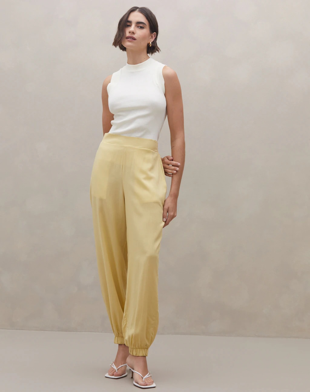 Calça Jogger Aladim - MANTEIGA